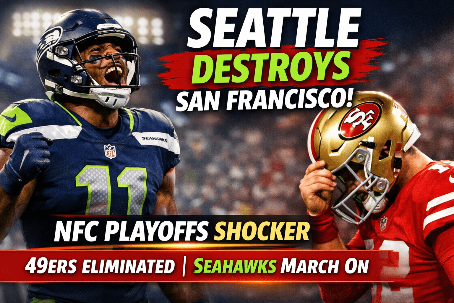 Seahawks’ Playoff Path, Panthers Angle & What Comes Next After 49ers Rout